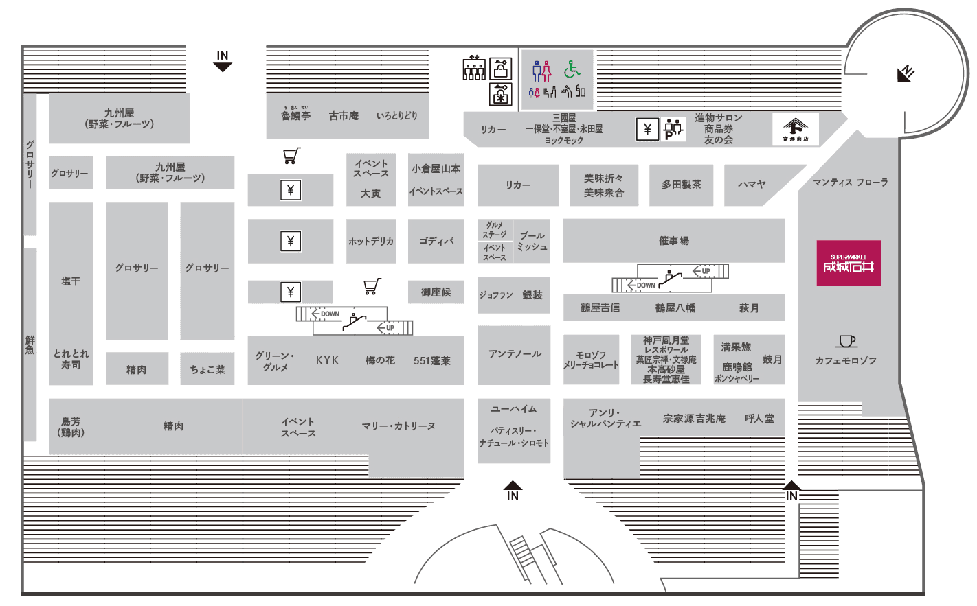 1F フロアマップ