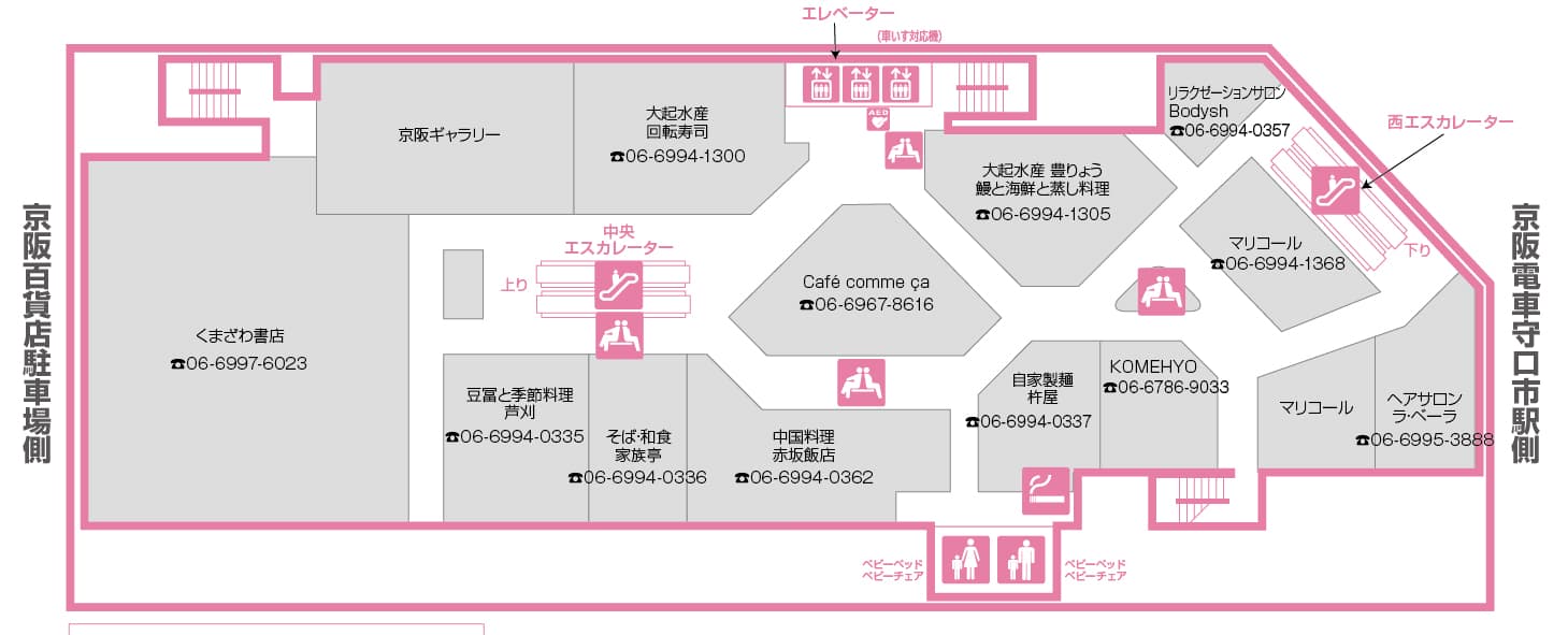 7F フロアマップ