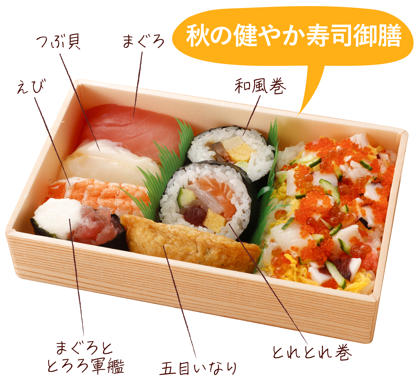 秋の健やか寿司御膳