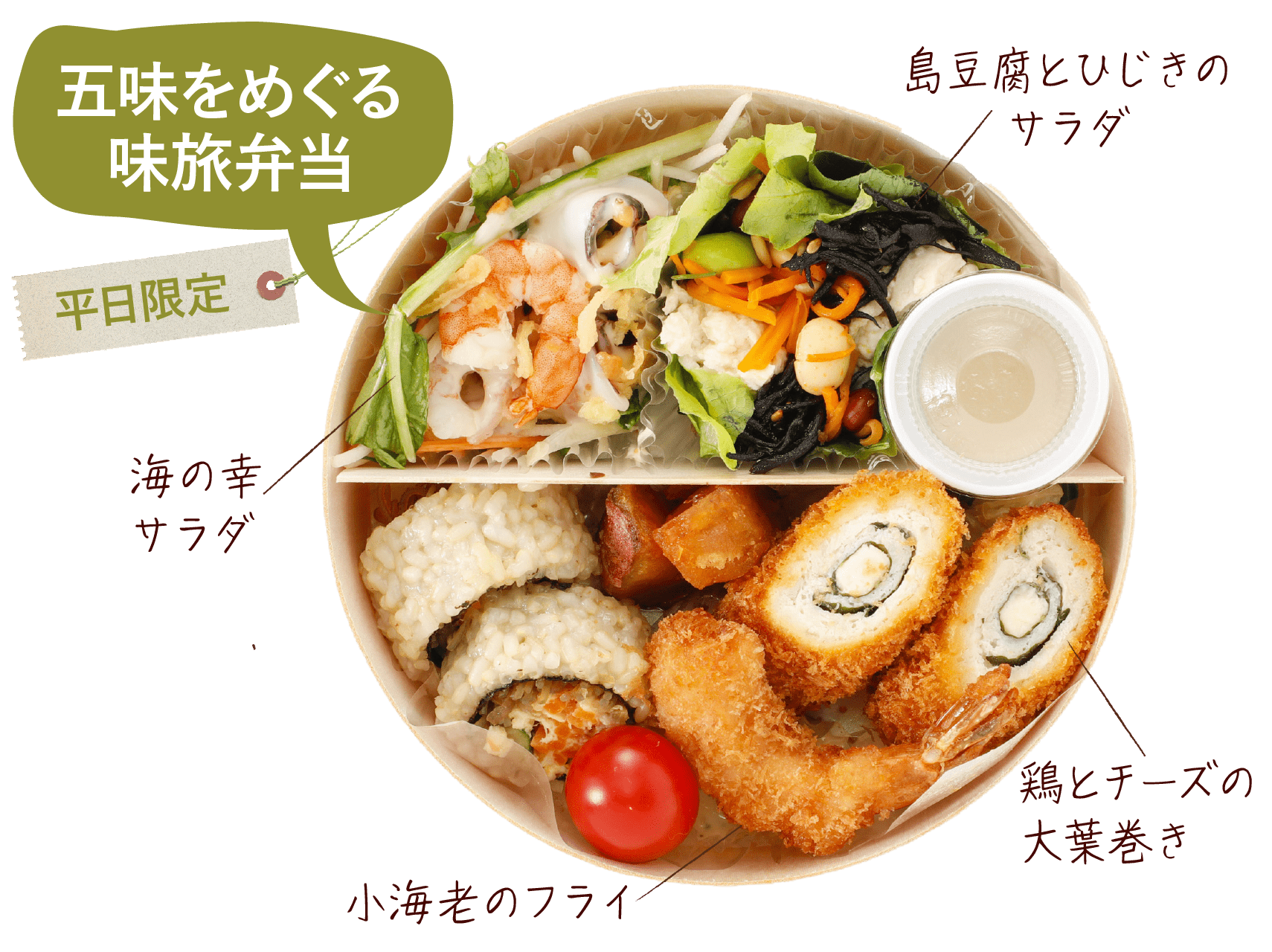 五味をめぐる 味旅弁当